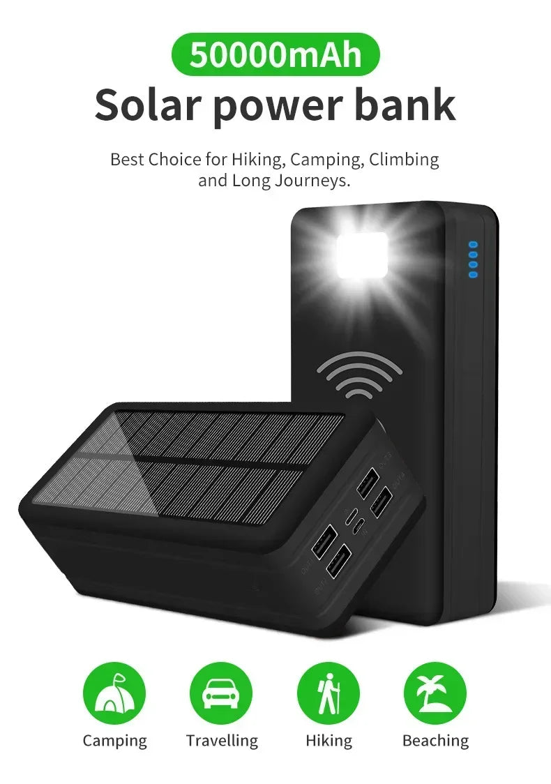 Carregador solar e USB, Para Todos Os Modelos de Celular. Carregamento Rápido,