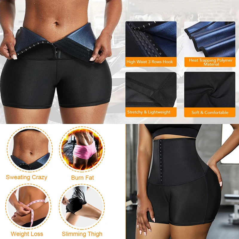 Calcinha corpo shaper, shorts perda de peso, emagrecimento, cintura, controle de barriga, thermo leggings.